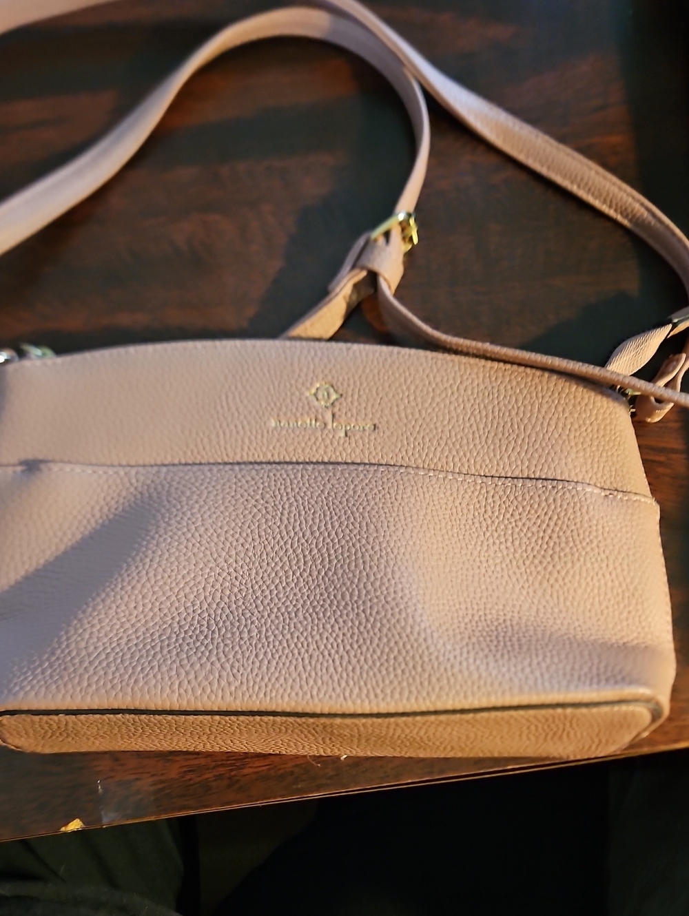Nanette Lepore Pebbled Crossbody in Light Pink